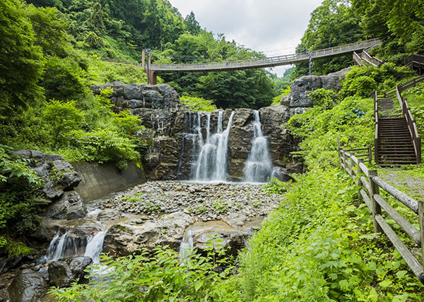Arakawa two-tiered waterfall